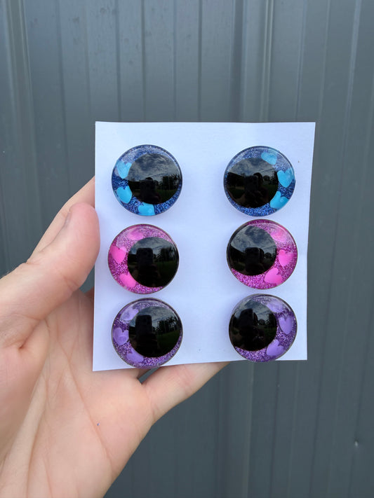 25mm Valentines Day Inspired Safety Eyes *limited edition