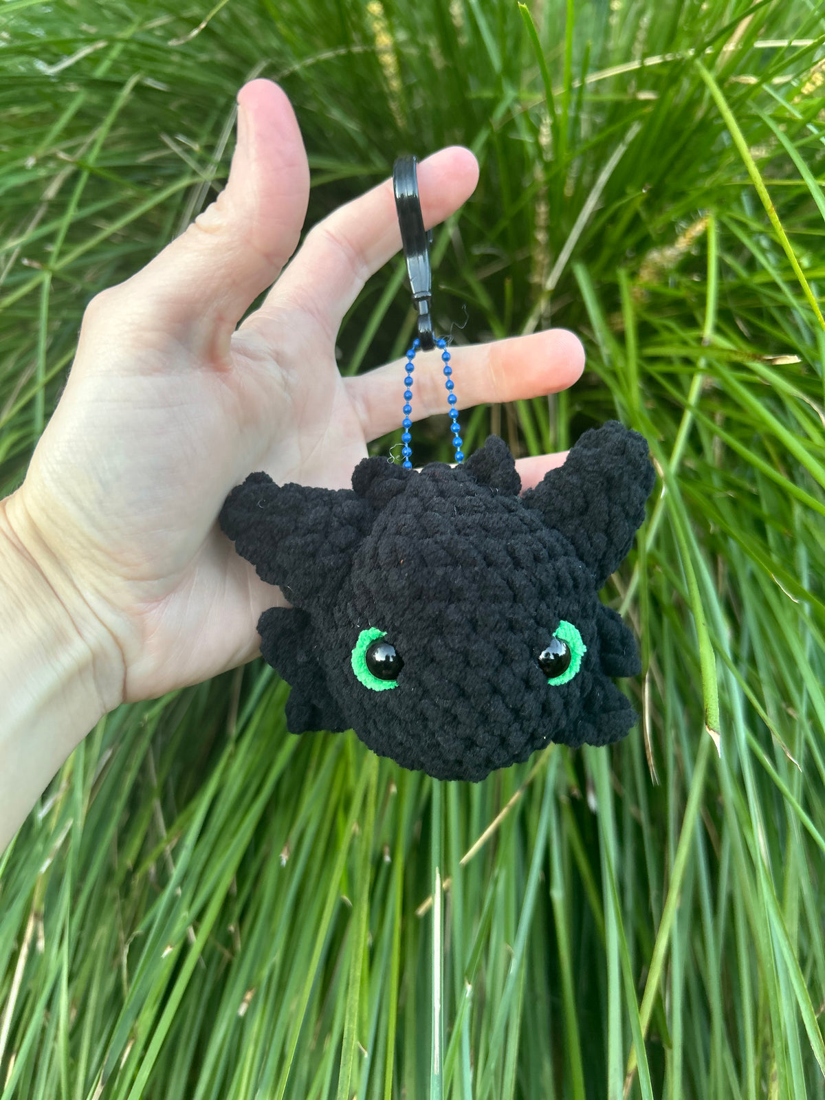 Fury dragon keychain