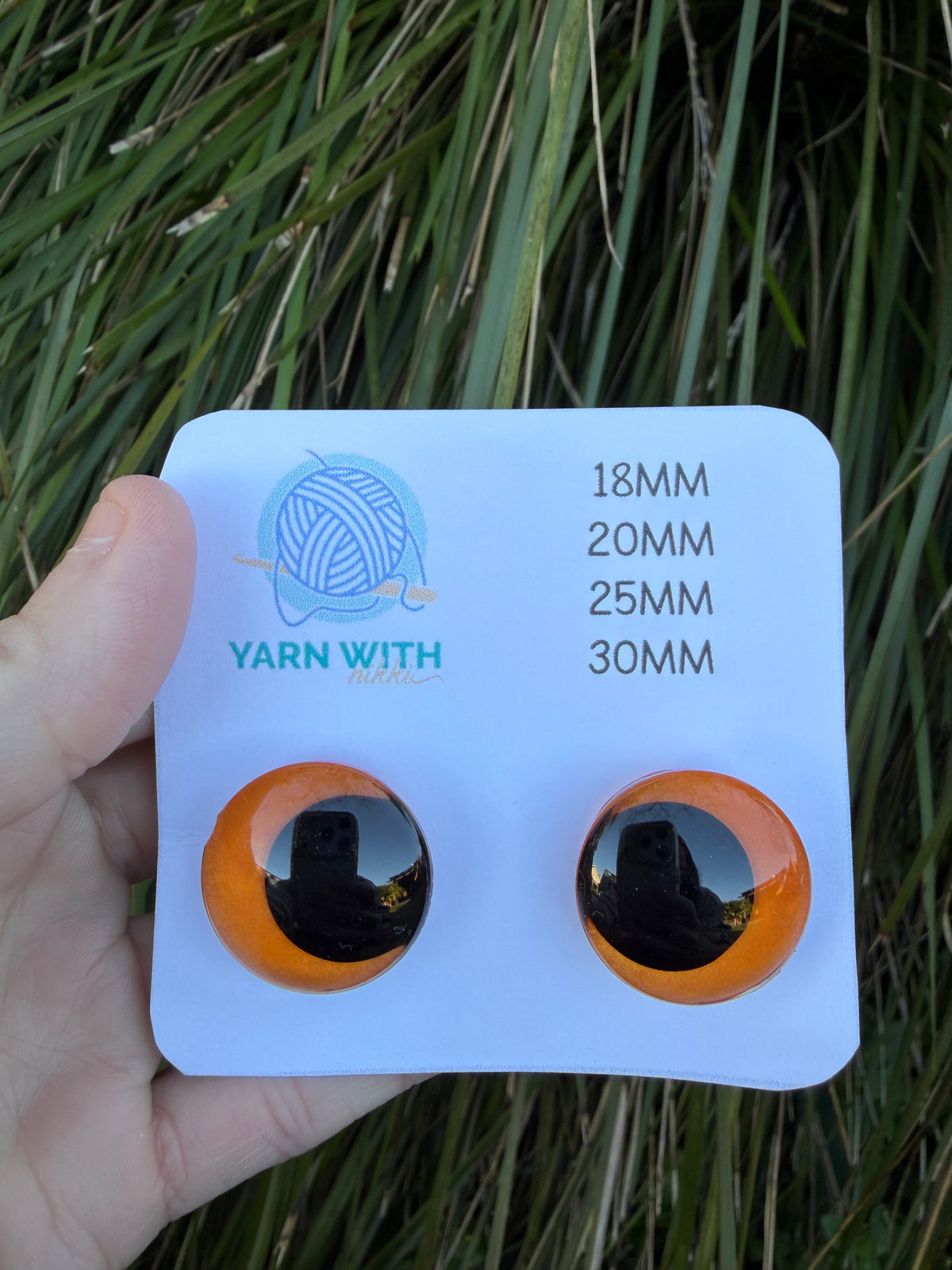 Hand-painted safety eyes