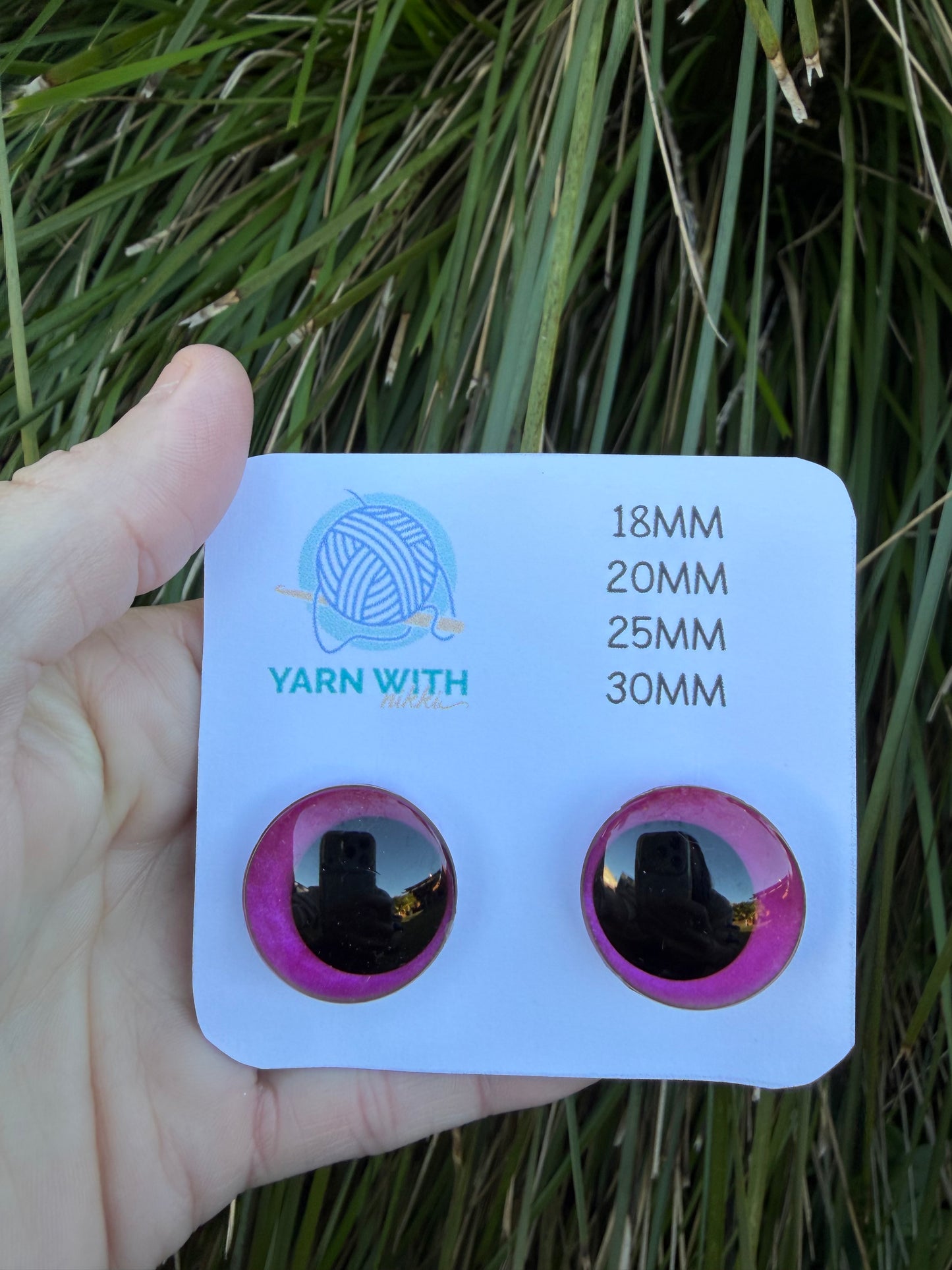 Hand-painted safety eyes