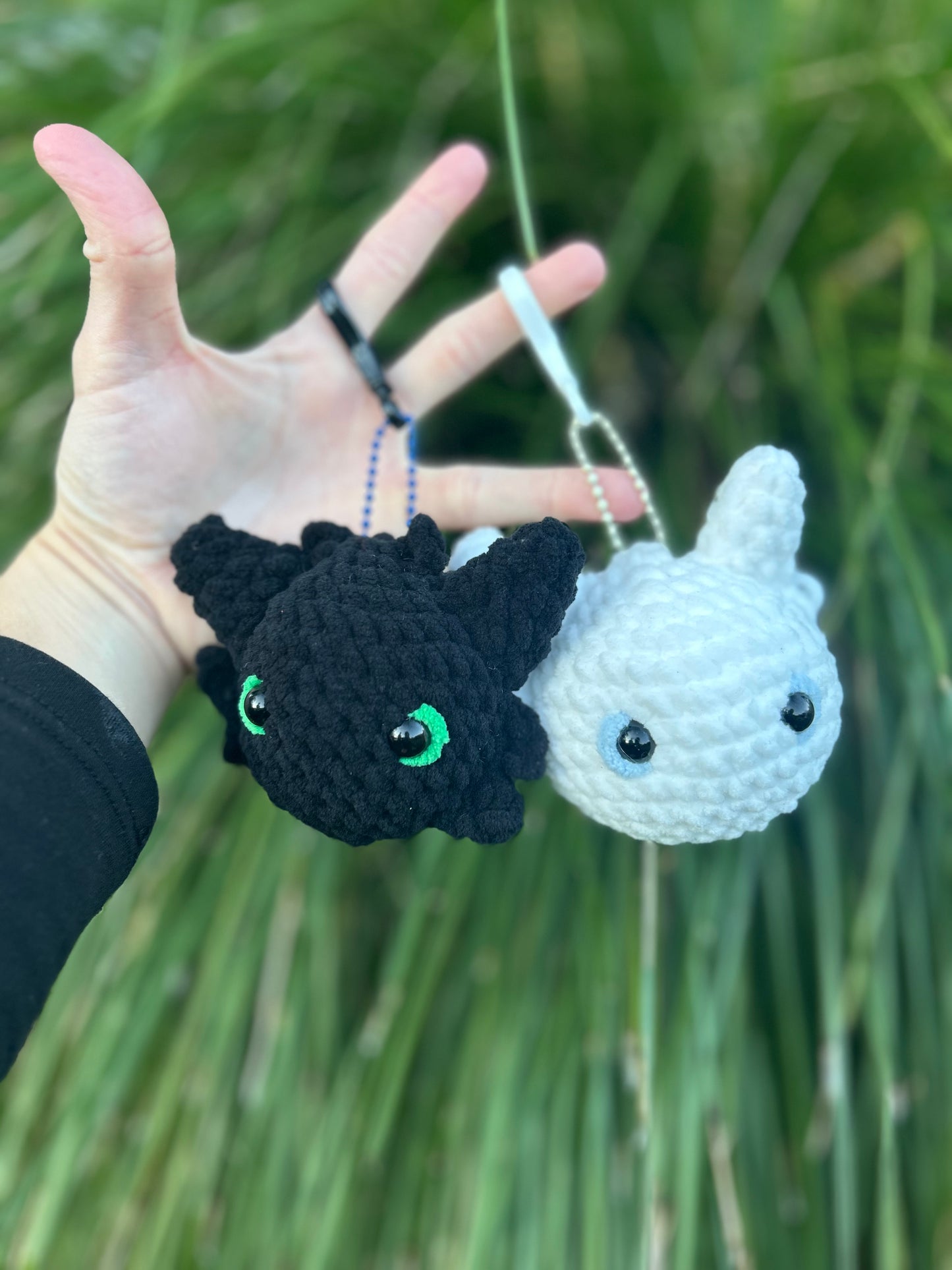Fury dragon keychain