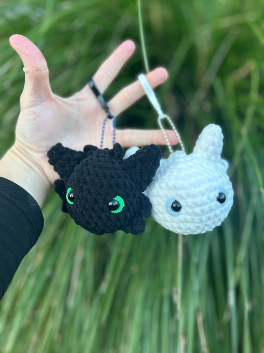 Fury dragon keychain