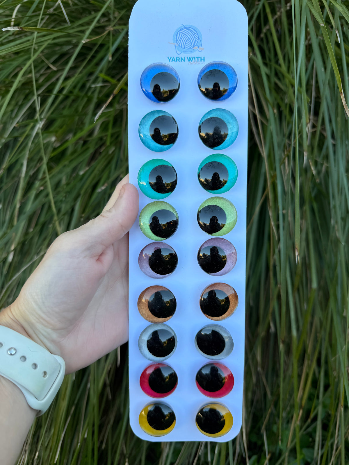 Hand-painted safety eyes