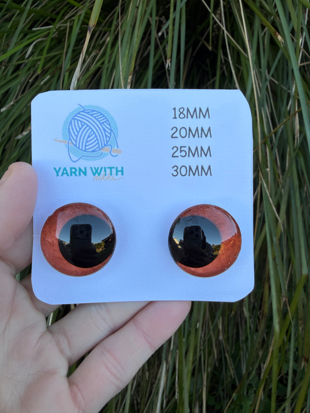 Hand-painted safety eyes
