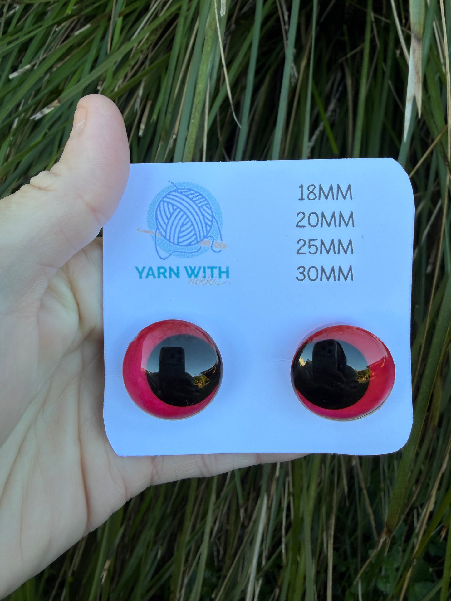 Hand-painted safety eyes