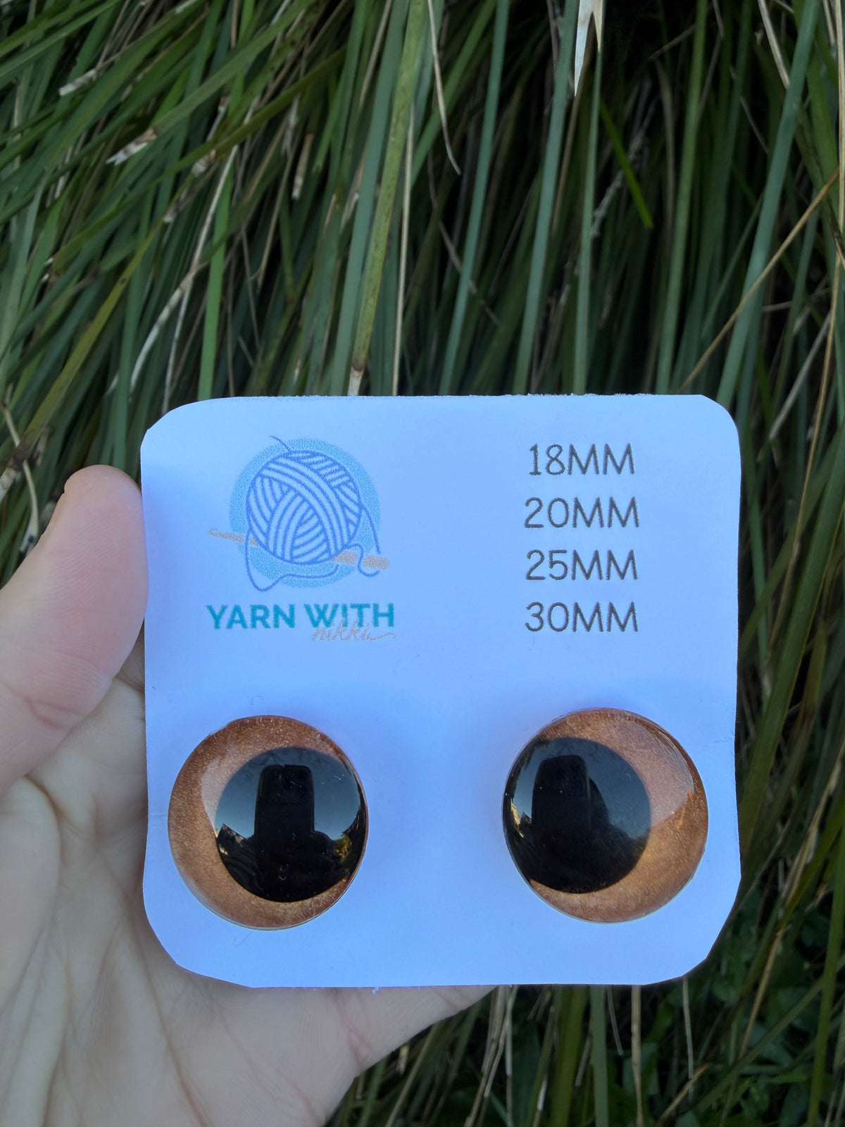 Hand-painted safety eyes