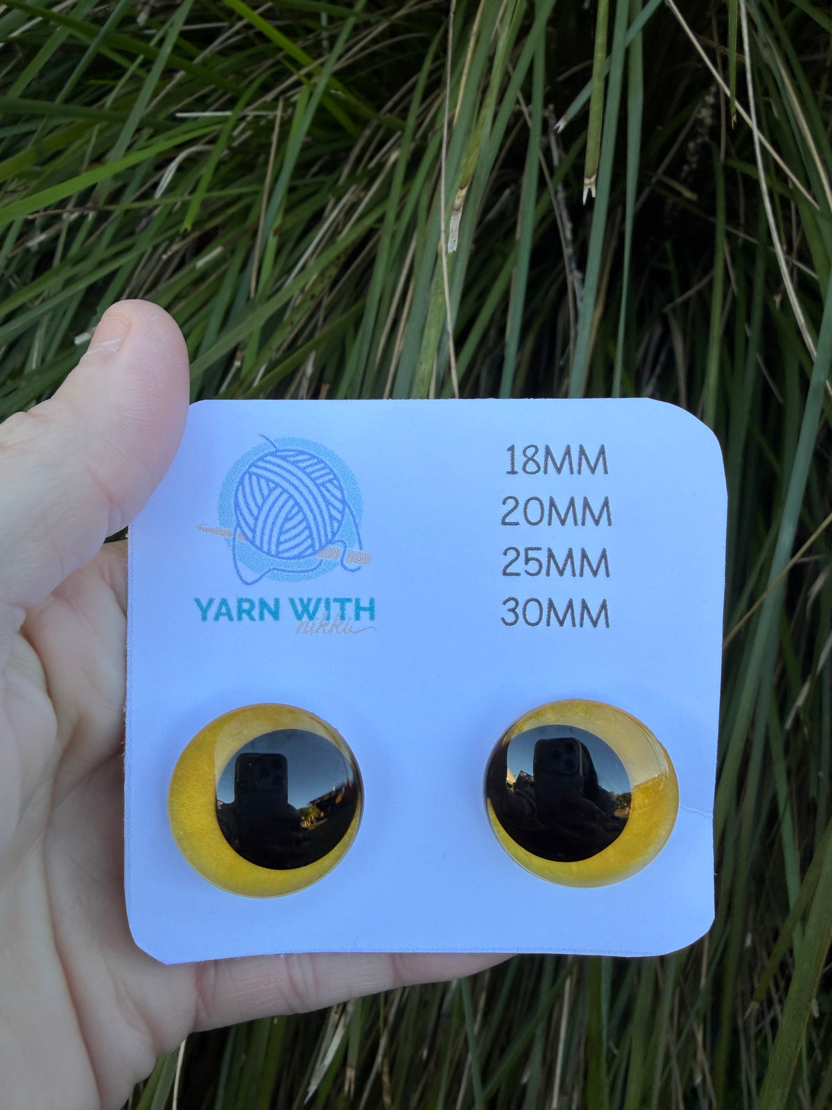 Hand-painted safety eyes