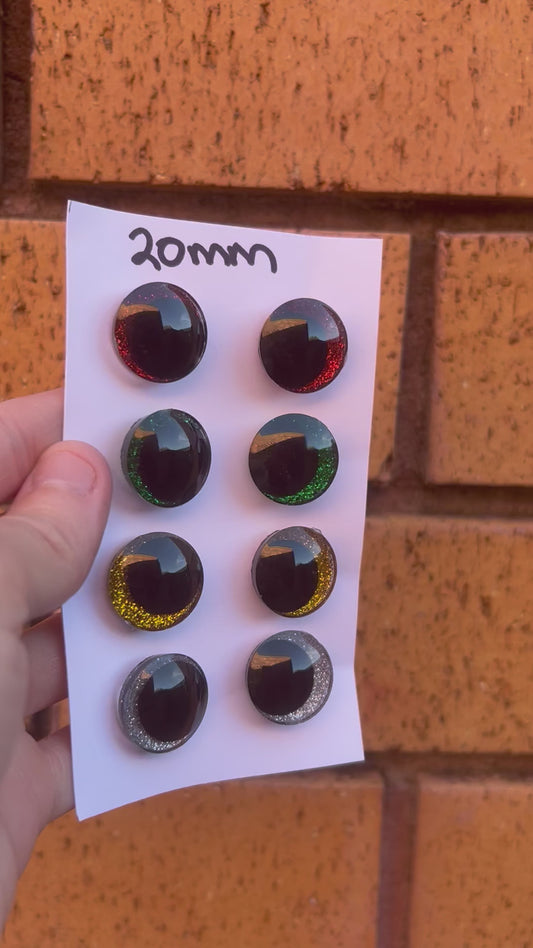 20mm Glitter Safety Eyes