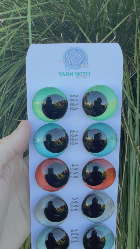 Hand-painted safety eyes
